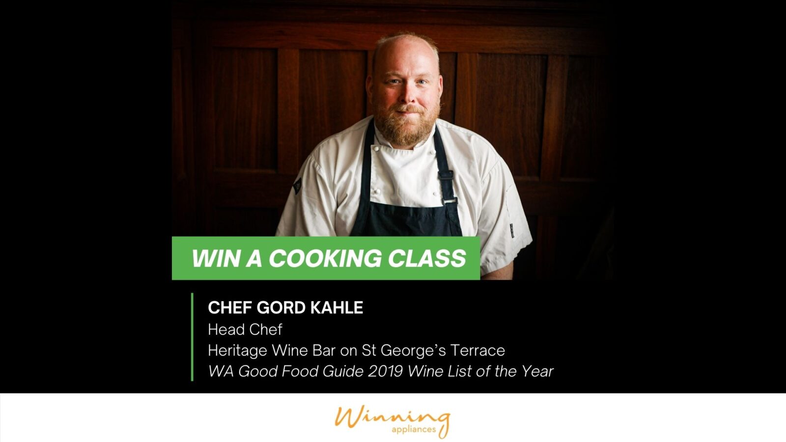 Chef Gord Kahle