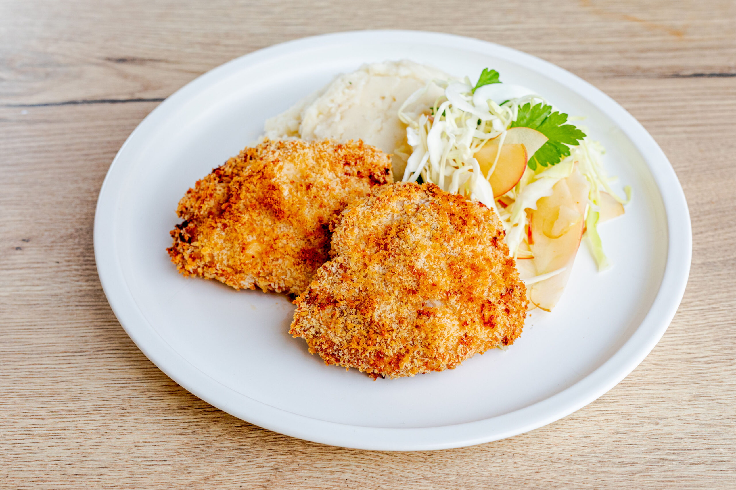 Airfryer pork loin kievs