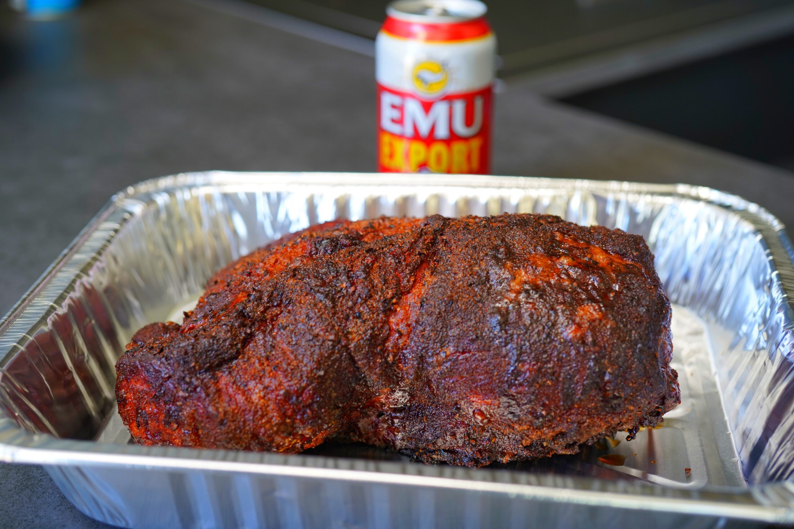 Linley Valley smoked pork scotch on aluminium tray