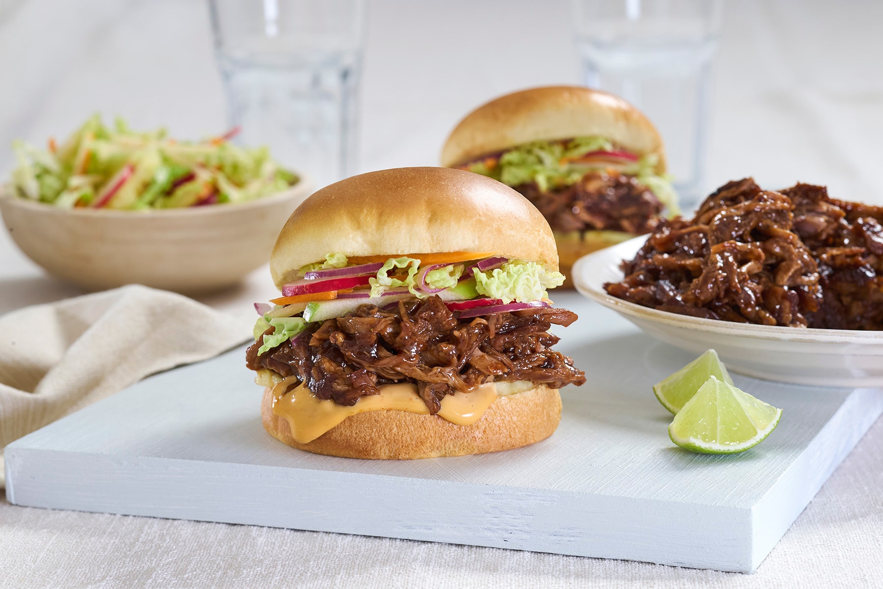 BBQ pulled pork slider