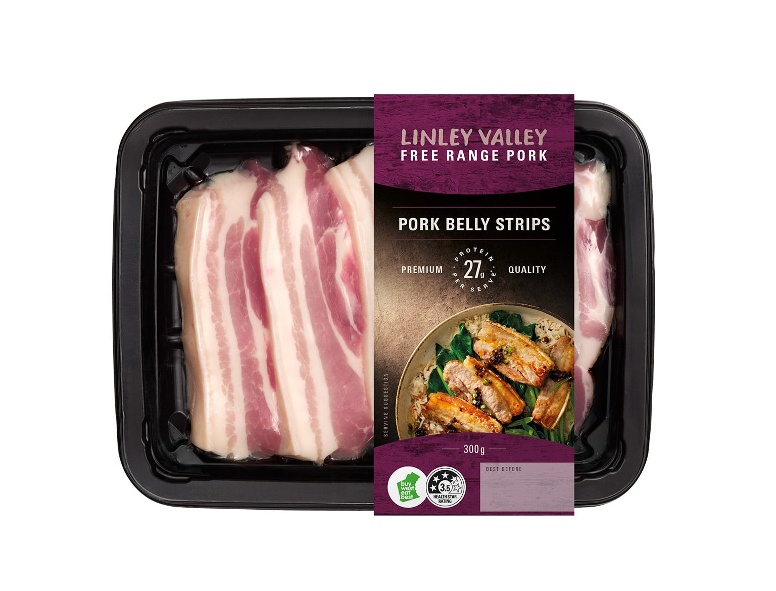 Free Range Pork Belly Strips
